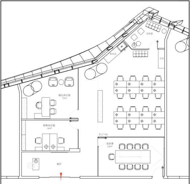 来福士广场出租-254.7m²-精装修